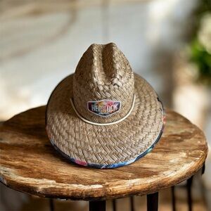 Hemlock Life Guart Straw Hat with Colorful Band